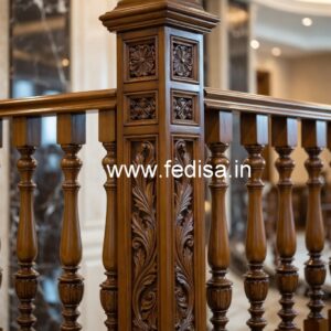 Decorative Brass Wood Balcony Decor with Modern Style No-2688