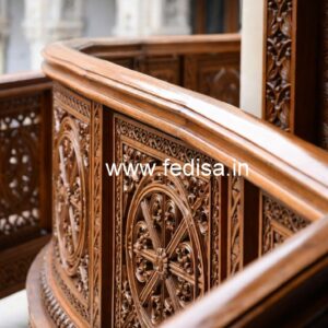 Decorative Brass Wood Fence Design Inspiration No-2694