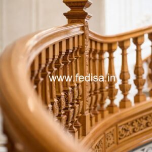Stylish Brass Wood Handrail Ideas No-2713