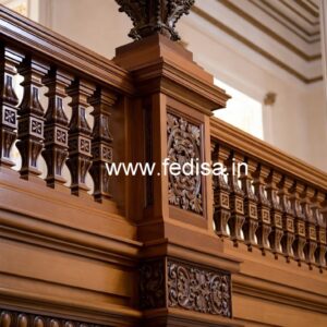 Royal Brass Wood Railing Design No-2714