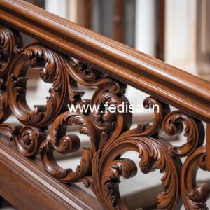 Brass Wood Handrail for Modern Homes No-2725