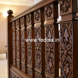 Brass Wood Railing Design Trends 2035 No-2739