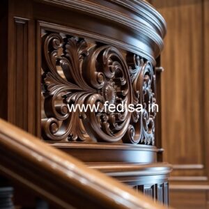Stylish Brass Wood Fence Collection No-2762