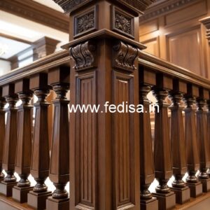 Brass Wood Fence with Modern Finish No-2768