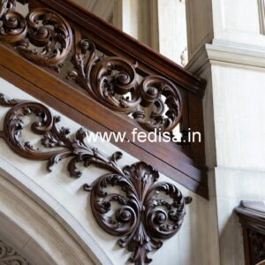 Brass Wood Staircase Banister Collection No-2772