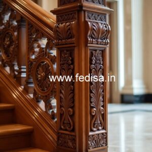 Modern Brass Wood Staircase Inspiration No-2780