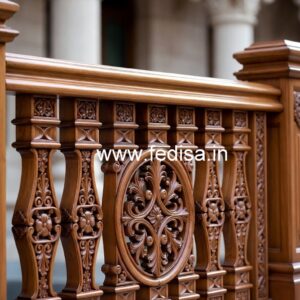 Premium Brass Wood Staircase Design Ideas No-2790