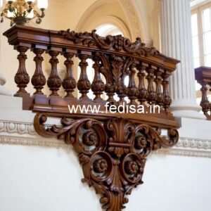 Decorative Brass Wood Stair Fence Collection No-2794