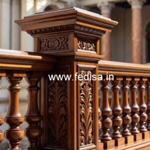 Brass Wood Staircase Railings for Dream Homes No-2807