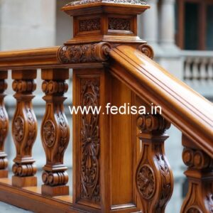 Decorative Brass Wood Railings for Interior Decor No-2861