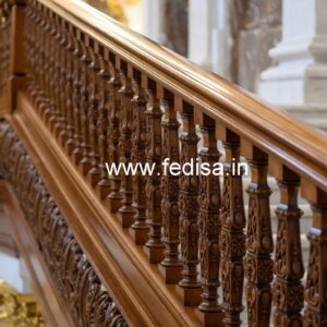 Elegant Brass Wood Staircase Trends 2035 No-2864