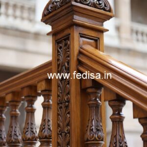 Luxury Brass Wood Fence with Elegant Style No-2879