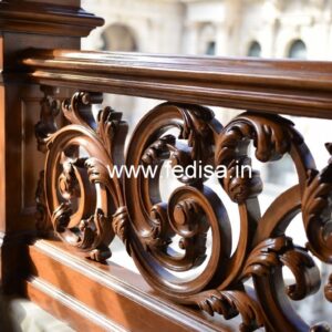 Decorative Brass Wood Fence with Contemporary Style No-2896
