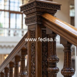 Premium Brass Wood Balcony Design Inspiration No-2900