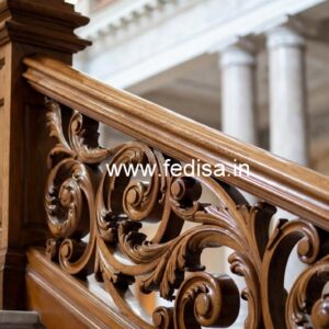 Luxury Brass Wood Balcony Decor Collection No-2910