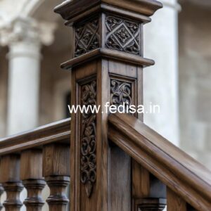 Decorative Brass Wood Staircase Handrail Inspiration No-2911