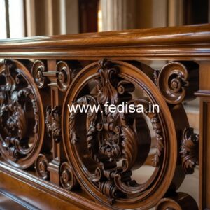 Decorative Brass Wood Fence with Artistic Finish No-2922