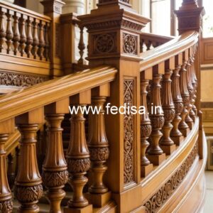 Modern Brass Wood Handrail Design Trends No-2930