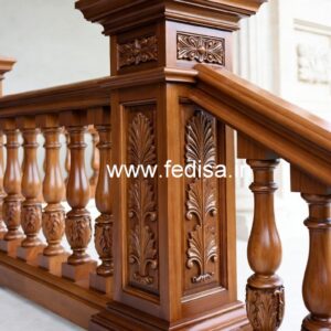 Premium Brass Wood Handrail Inspiration for Homes No-2975