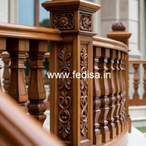 Luxury Brass Wood Handrails for Dream Homes No-2983