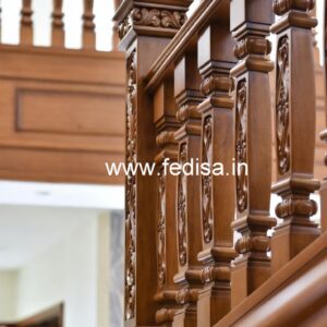Decorative Brass Wood Balcony Decor with Modern Style No-2988