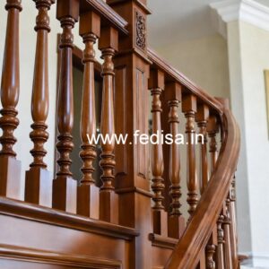 Brass Wood Railings for Contemporary Homes No-3033