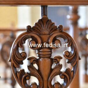 Modern Brass Wood Banister Collection No-3045