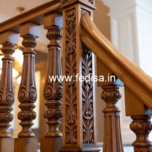 Brass Wood Handrail with Contemporary Style No-3056