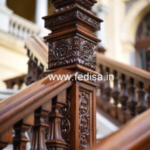 Decorative Brass Wood Balcony Fence No-3057