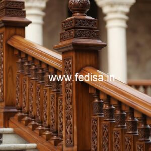 Premium Brass Wood Balcony Inspiration No-3060