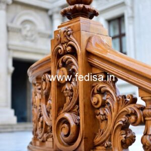 Modern Brass Wood Staircase Inspiration No-3080