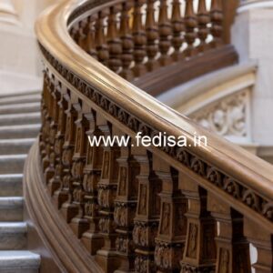 Decorative Brass Wood Staircase Side Rails No-3083