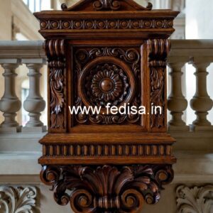 Stylish Brass Wood Staircase Collection No-3092