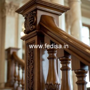 Decorative Brass Wood Stair Fence Collection No-3094