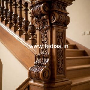 Beautiful Brass Wood Balcony Railings Ideas No-3109