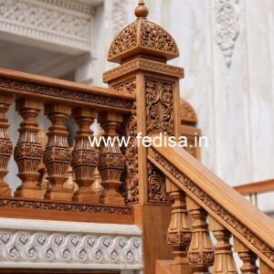 Decorative Brass Wood Staircase Decor Collection No-3125