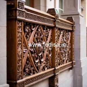 Brass Wood Handrail Design for Luxury Homes No-3126