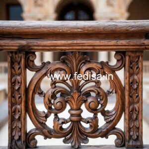 Elegant Brass Wood Fence Inspiration for Homes No-3134