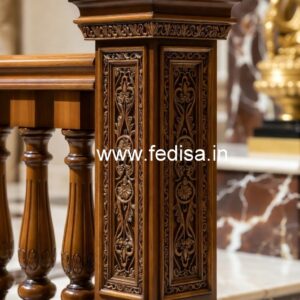 Elegant Brass Wood Balcony Collection 2036 No-3140