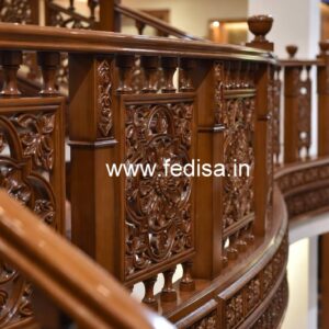 Decorative Brass Wood Staircase Inspiration No-3149