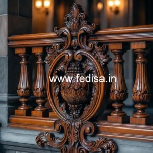 Luxury Brass Wood Railings for Balcony Design No-3150