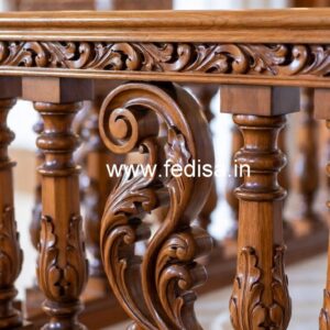 Brass Wood Staircase Banister for Modern Homes No-3151