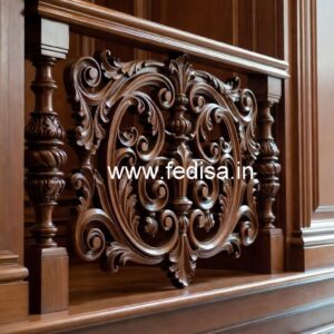 Luxury Brass Wood Fence with Elegant Style No-3179