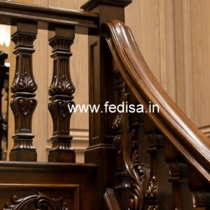Premium Brass Wood Stair Fence Inspiration No-3187
