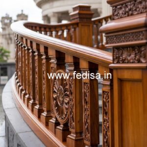Decorative Brass Wood Railings for Luxury Homes No-3190