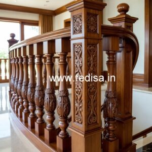 Decorative Brass Wood Fence with Contemporary Style No-3196