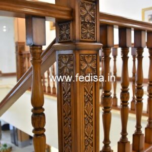Luxury Brass Wood Balcony Decor Trends 2036 No-3197