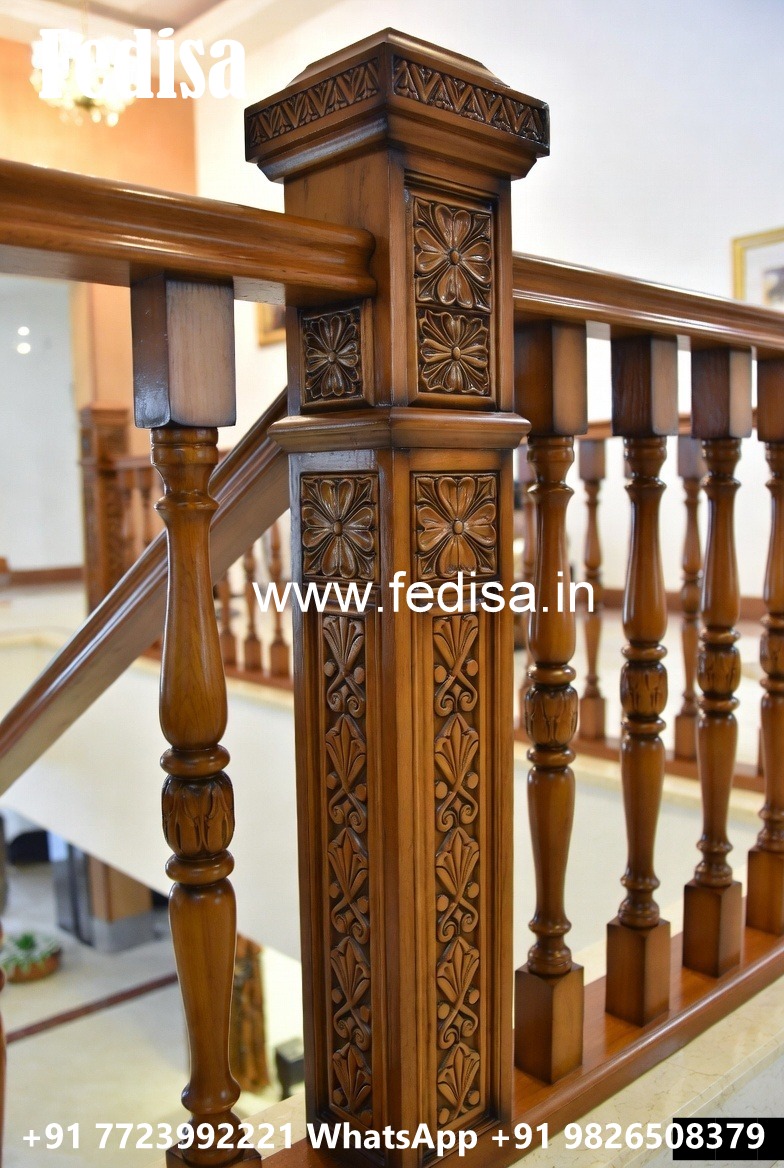 Luxury Brass Wood Balcony Decor Trends 2036 No-3197