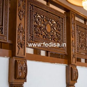 Premium Brass Wood Balcony Design Inspiration No-3200