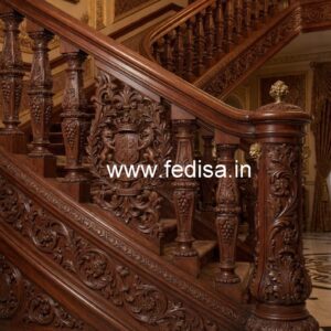 Decorative Brass Wood Fence with Artistic Finish No-3222